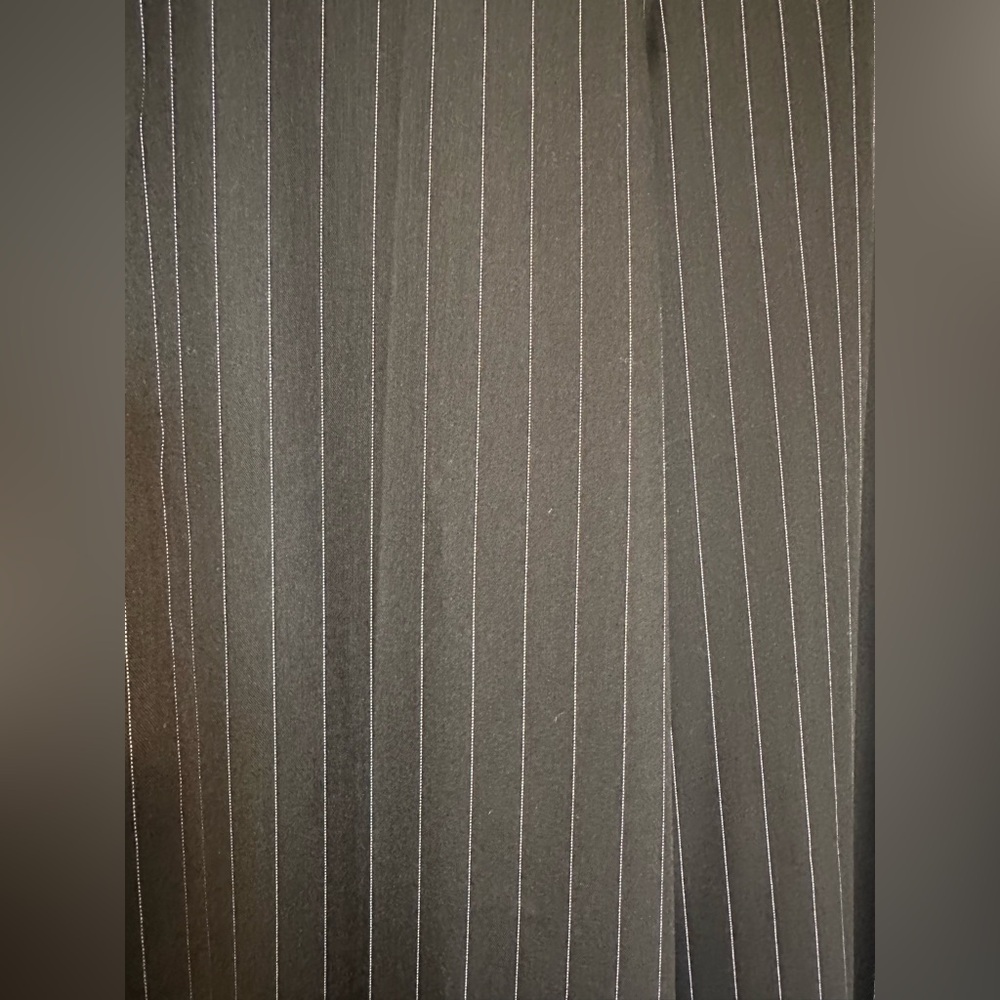 Have Black Pinstripe Wide Leg Pants - Picture 3 of 13
